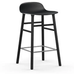 Normann Copenhagen Form Chair -baarituoli Lakatut Tammijalat 65 Cm