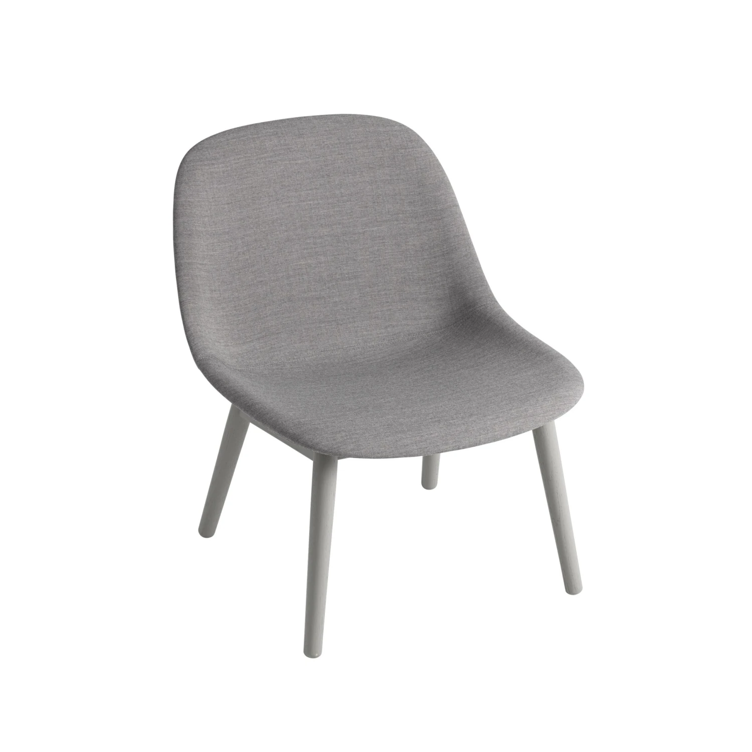 Muuto Fiber Lounge Nojatuoli, Jalat Tammea