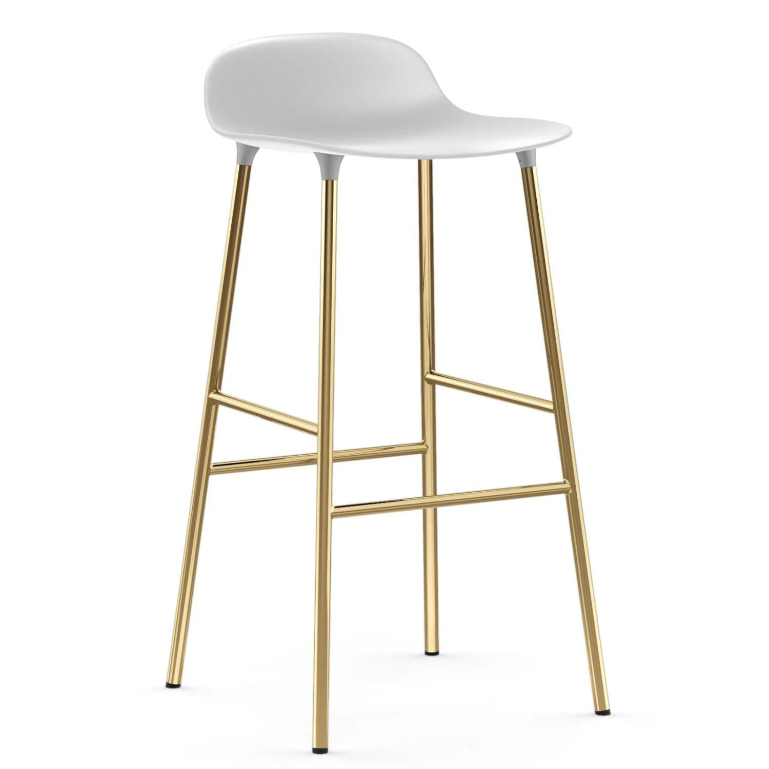 Normann Copenhagen Form Baarituoli Messinkijalat 75 Cm