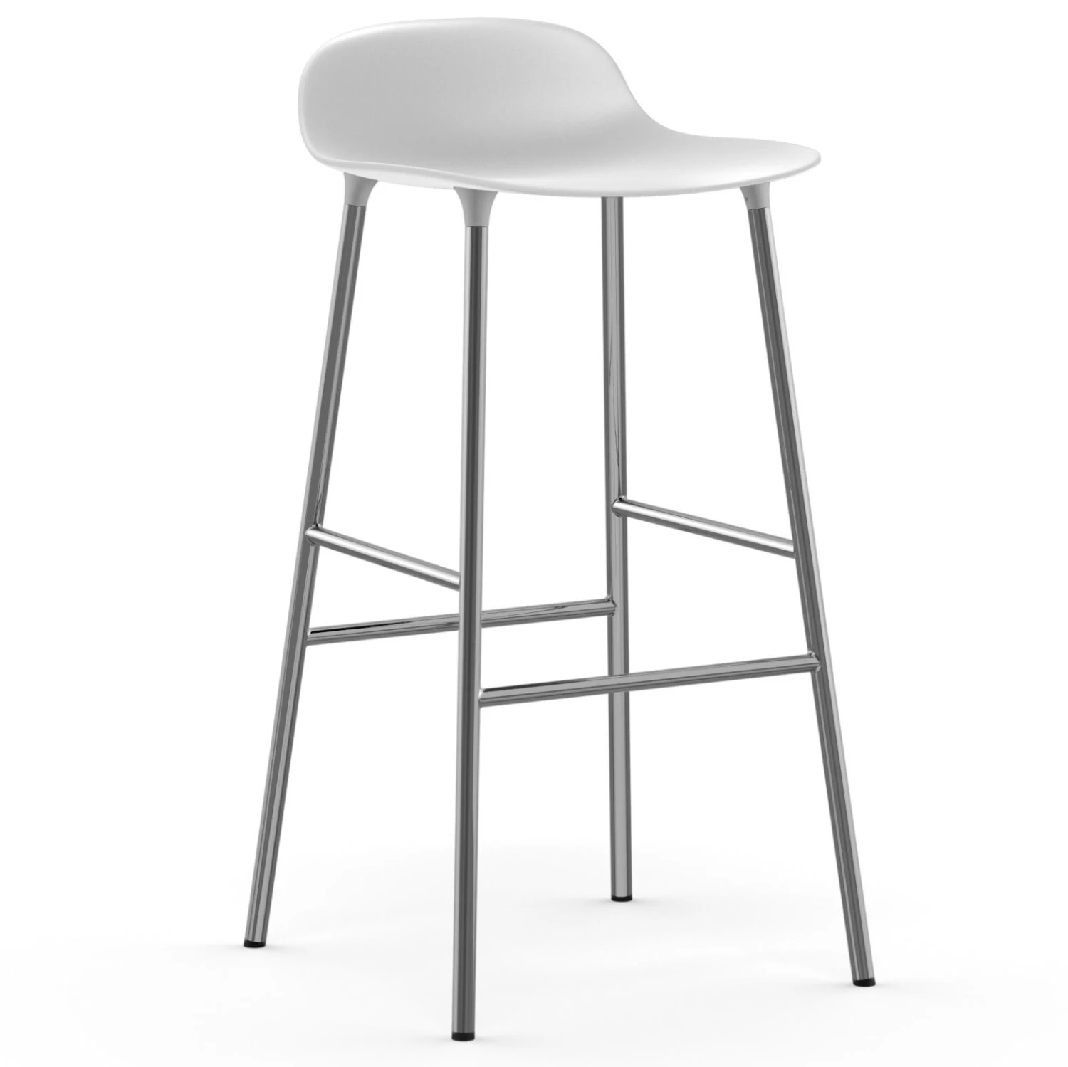 Normann Copenhagen Form Baarituoli Kromatut Jalat 75 Cm