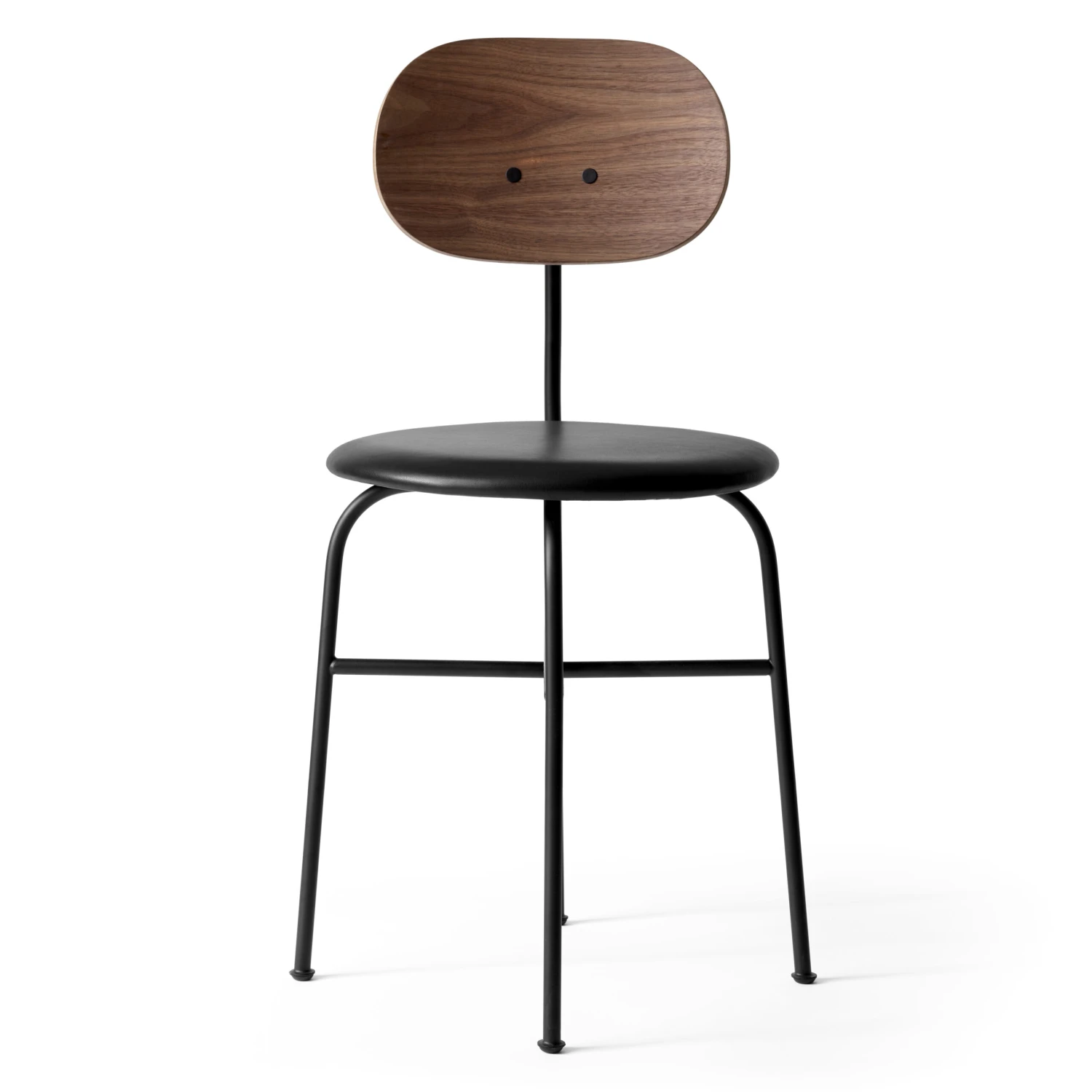 Menu Afteroom Ruokatuoli, Mustat Jalat Nahkainen Istuinosa