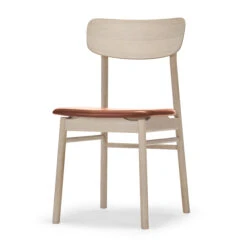 Prima Vista -tuoli Koivu Vaalea Mattalakattu