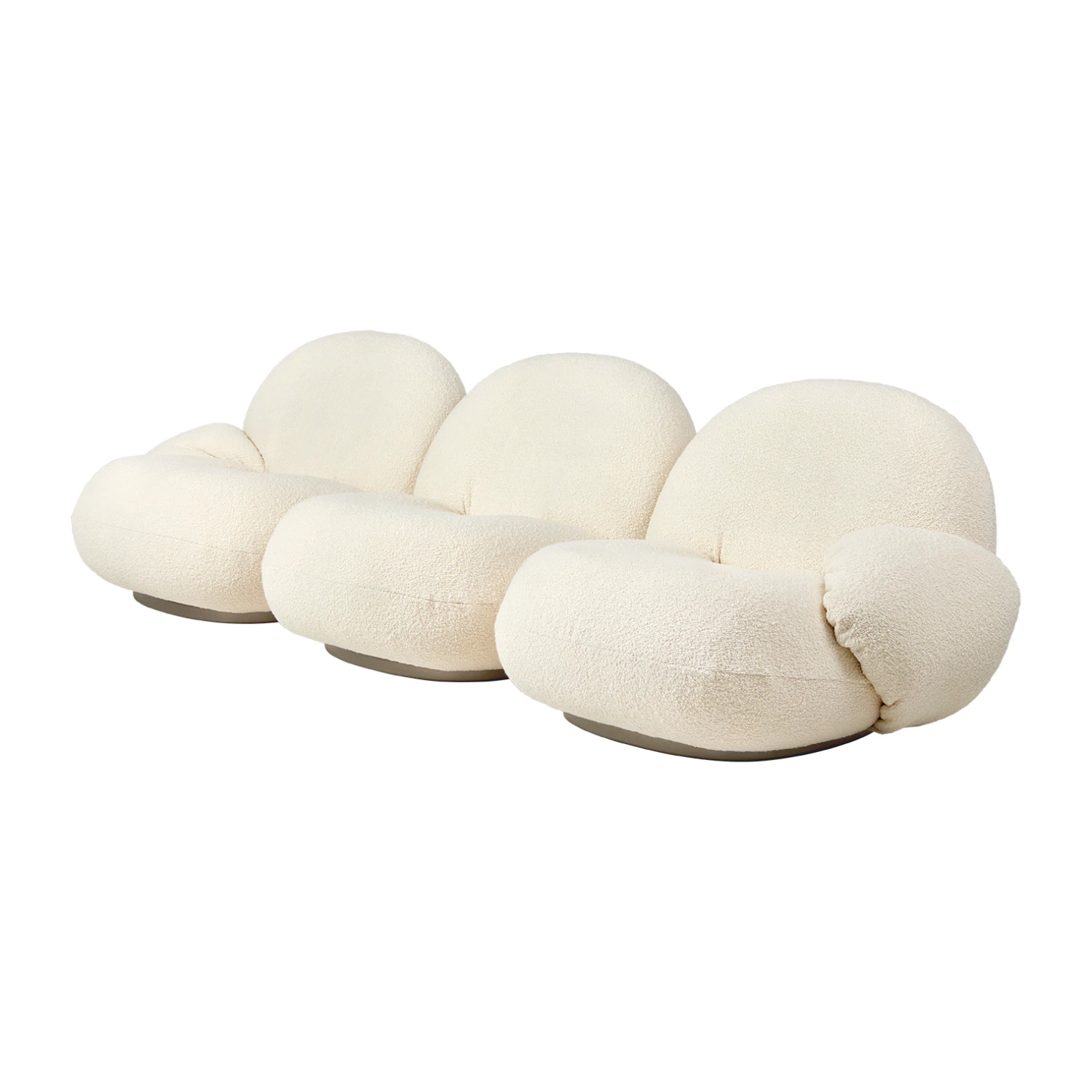 Gubi Pacha Sohva 3-istuttava Käsinojallinen