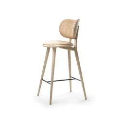 Mater High Stool Backrest -baarituoli Matala