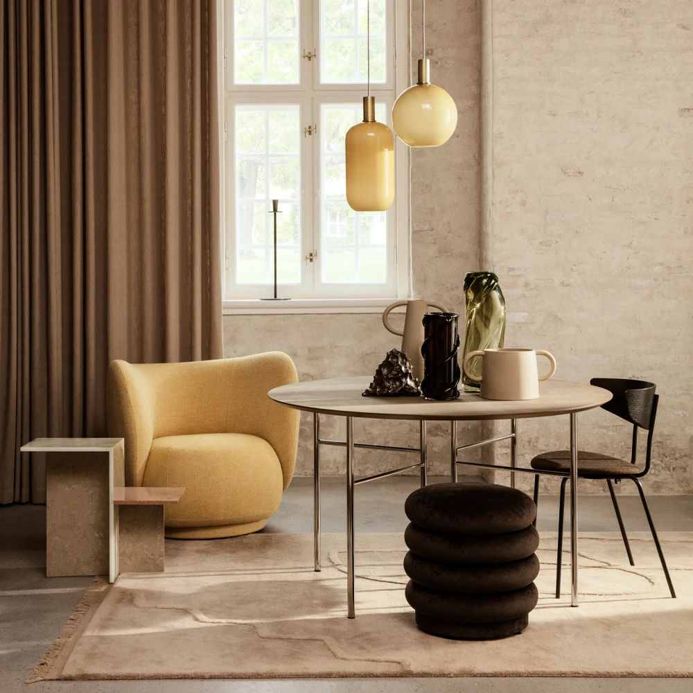 Ferm LIVING Pouf Round -istuinrahi - Image 3